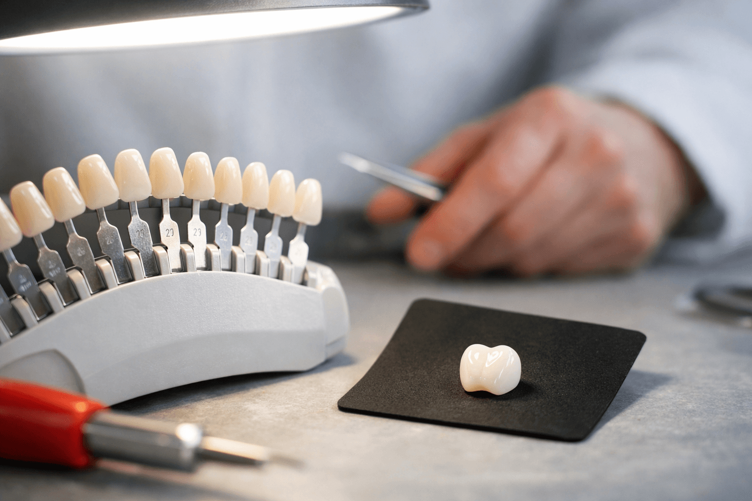 Hero image for the article "How to Communicate Shade Requests Effectively: A Lab-to-Dentist Field Guide"